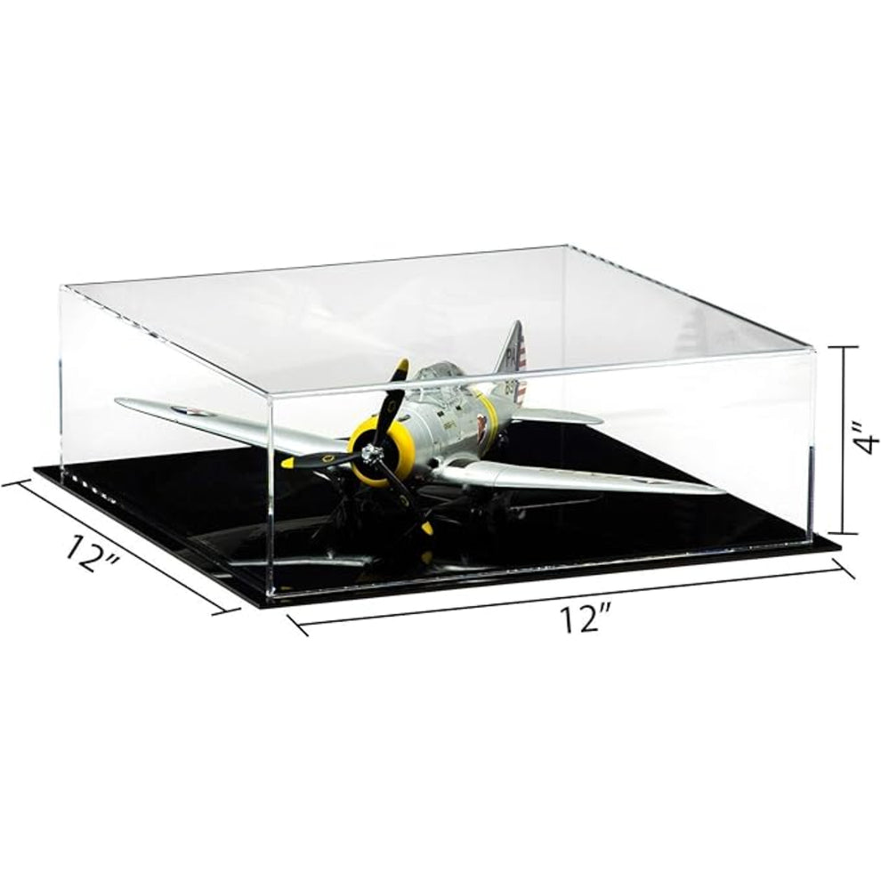 Airplan Display Acrylic Model Airplane Table Top Display Case – Display Zone