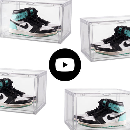 Sneaker Display Case Clear Shoe Case Display Zone