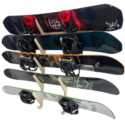 Snowboard Wall Storage Rack Display Horizontal