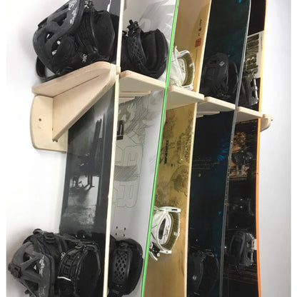 Rotating Ski Google Display Rack Ski & Snowboard Wall Rack | Multi-Gear Storage with Pole Slots & Hooks ...
