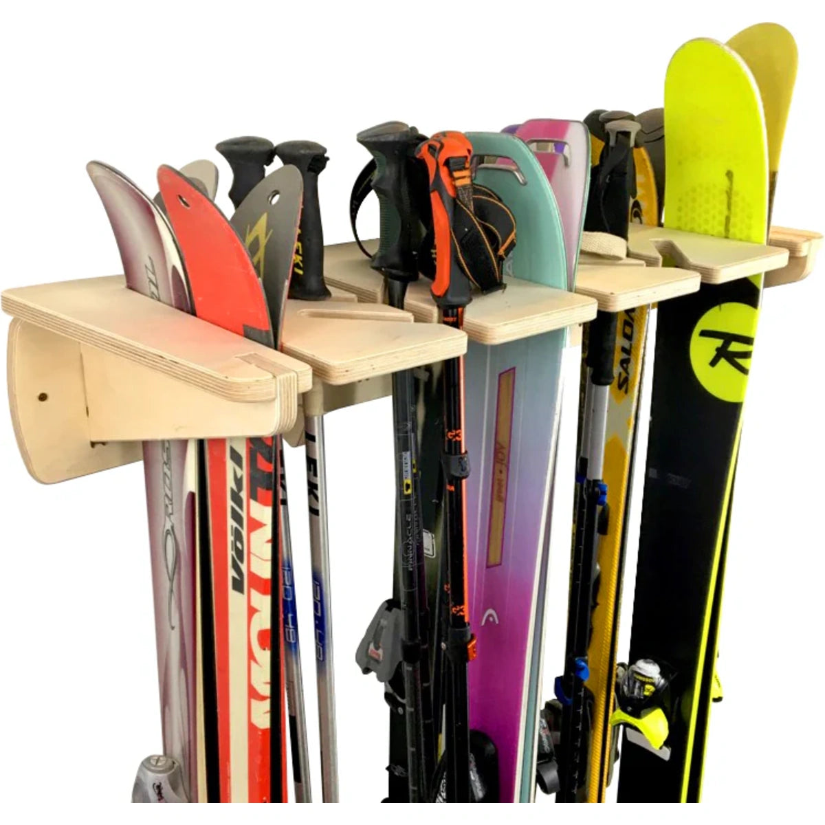 Snowboard Ski Wall Storage Rack Display Vertical