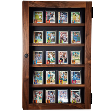 20 Ungraded Trading Card Display Case Cabinet